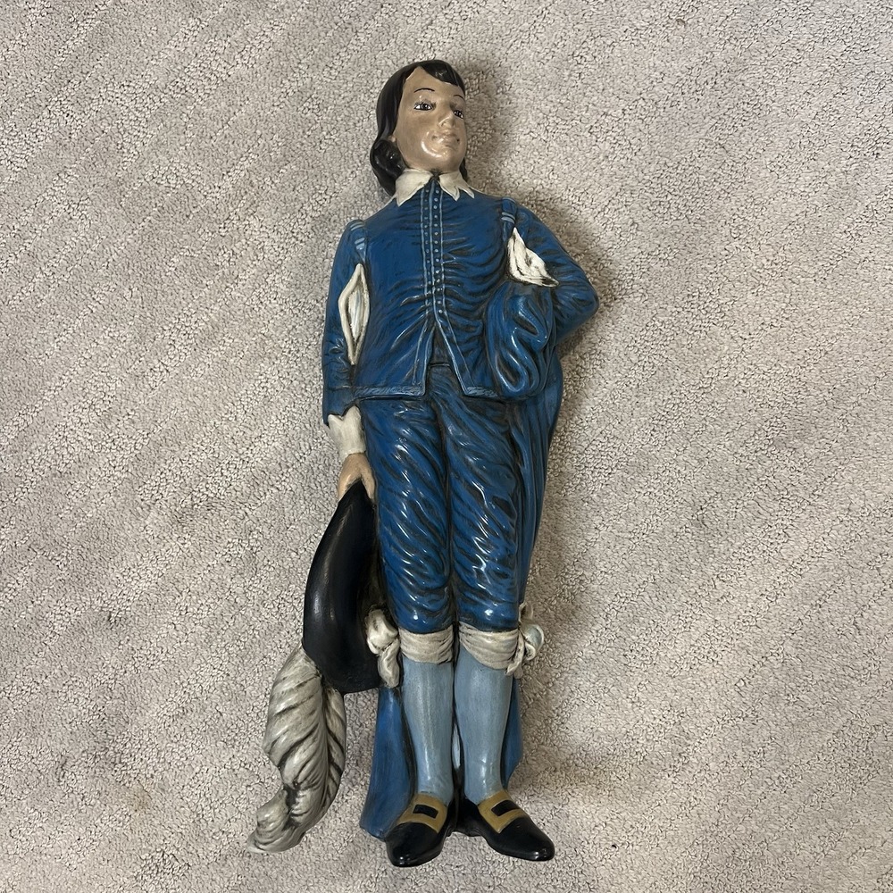 Vintage BLUE BOY CERAMIC‎ STATUE (17") Figures HOLLAND MOLD FIGURINES 1968